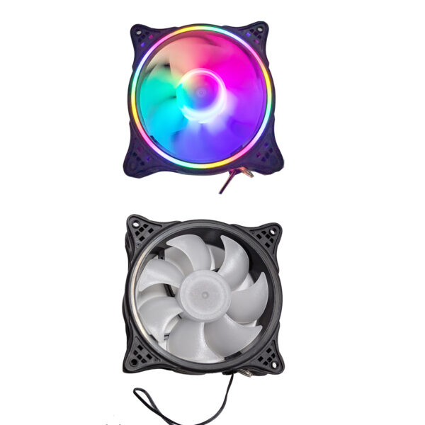 RGB lighting 120mm Computer Case Fan Quiet Edition with High Airflow - Image 2