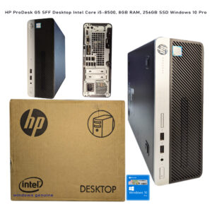HP ProDesk 400 G5 SFF Desktop, Intel Core i5-8500, 8GB RAM, 256GB SSD Windows 10 Pro Genuine