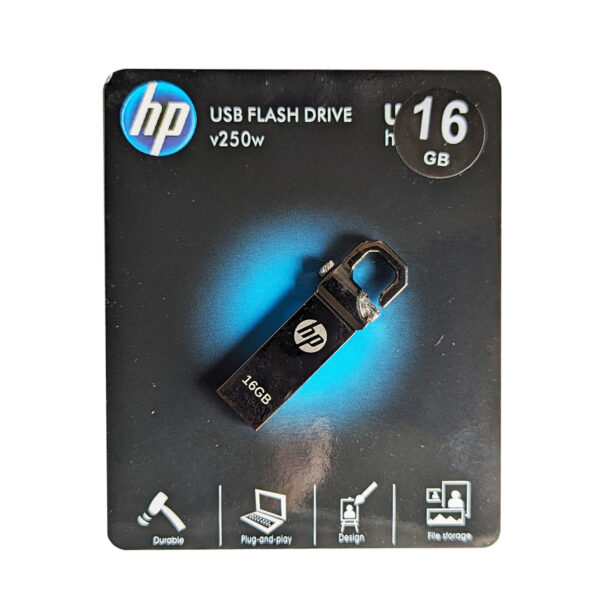 16GB Pendrive USB 2.0 | High Speed Shock Resistant Solid Metal Design USB 2.0 Flash Drive - Image 3