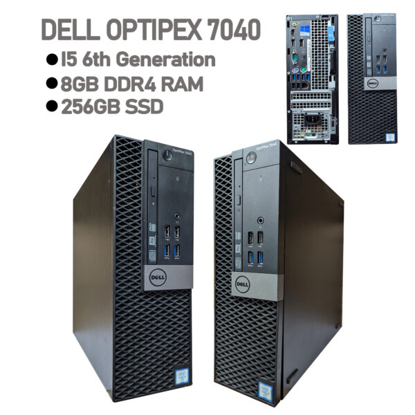 Dell Optiplex 7040 Mini Tower, Intel Core 6th Generation i5-6th Generation Processor, 8 GB DDR4, 256GB SSD, Windows 10 Pro - Image 5
