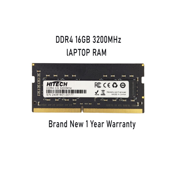 DDR4 RAM 16GB 3200MHz FOR LAPTOP BRAND NEW 1 YEAR WARRANTY - Image 3
