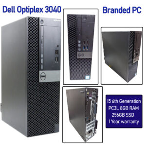 Dell OPTIPLEX 3040 Windows Tiny Desktop - Core i5 6th gen, 8 GB RAM, 256gb SSD, Windows 10, MS Office/ Intel HD Graphics/, USB 3.0, Ethernet, Inbuilt speaker
