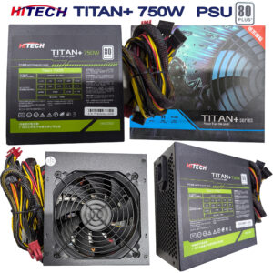 Hi-Tech Power Supply (SMPS) TITAN+ 750W High efficiency with 80 PLUS