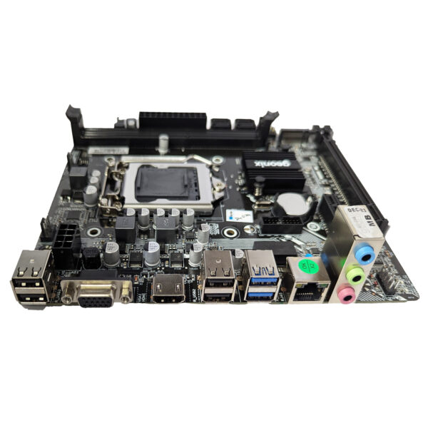 Geonix GX-H61 DDR3 Motherboard | 2.0 USB | Support M.2 and NVMe SSD | LGA 1155 Support Intel 2nd and 3rd Gen CPU | DDR3 RAM - Image 3