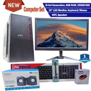 Core I5 Desktop Computer Computer System For Home & Business (Core I5 3Rd Generation,8Gb Ram-256Gb Ssd) Windows 10 Pro,Intel,Black with Speaker and WIFI 1 Year Warranty