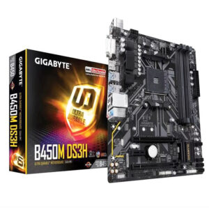 Gigabyte B450M DS3H Motherboard (AMD Ryzen AM4/Micro ATX/M.2/HMDI/DVI/USB 3.1/DDR4)