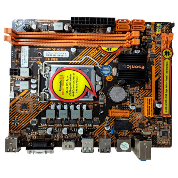 Esonic H310 Motherboard LGA1151 for Intel core I7 I5 I3 6/7/8/9th generation CPU support - Image 3