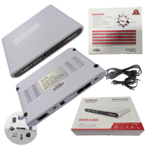 Hitech Mini DC Router UPS POE-430P (8800mAh) for Wifi Router, Modem, Wireless Phone, Mobile Phone, CCTV