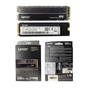 Lexar 256GB NM620 Gen3x4 M.2 NVME Internal SSD, 3500MB/s Read/Write speed