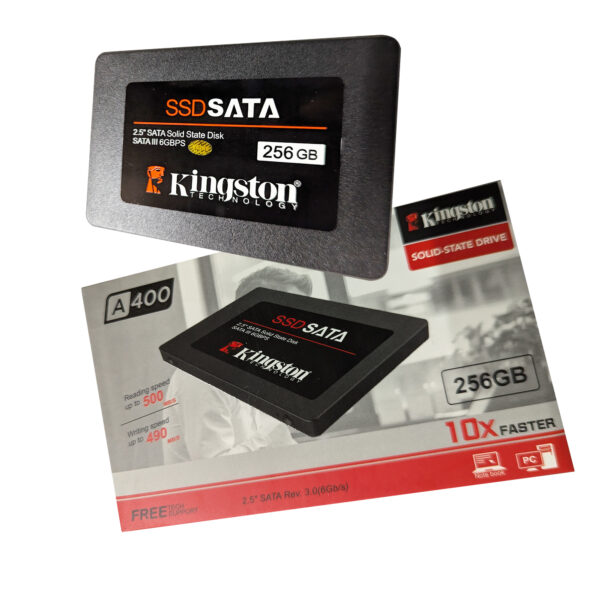 Kingston SSD 256GB SATA III 2.5'' For Laptop/Desktop and External Storage Devices