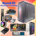 Ryzen5 PC for Gaming and Editing Mid-level Range High Performance