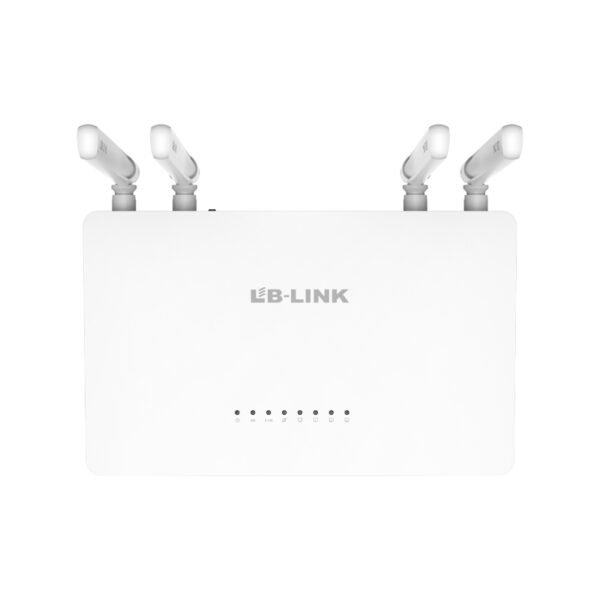 LB-Link AC1200 Dual-Band Router, 5G + 2.4G Router, 1200mbps (300+866) Speed, 4 * 6dBi high-gain Antennas, Superior Wireless Coverage, White Parental Control, Guest Network - Image 3
