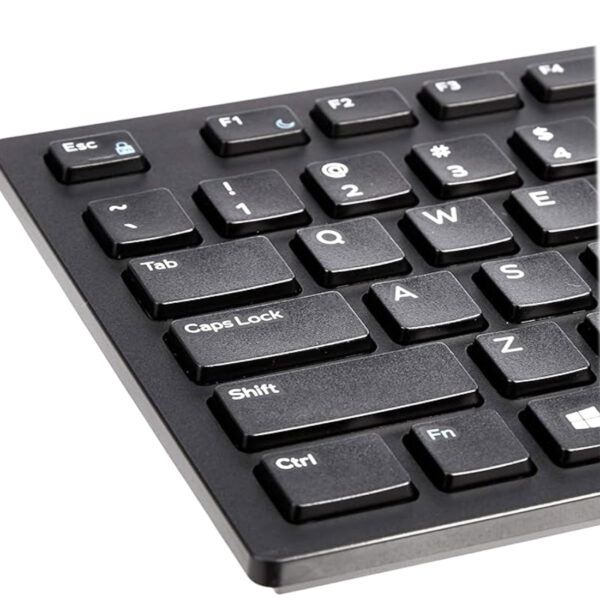 Amazon Basics Low-Profile Wired USB Keyboard with US Layout (QWERTY), Matte Black - Image 2