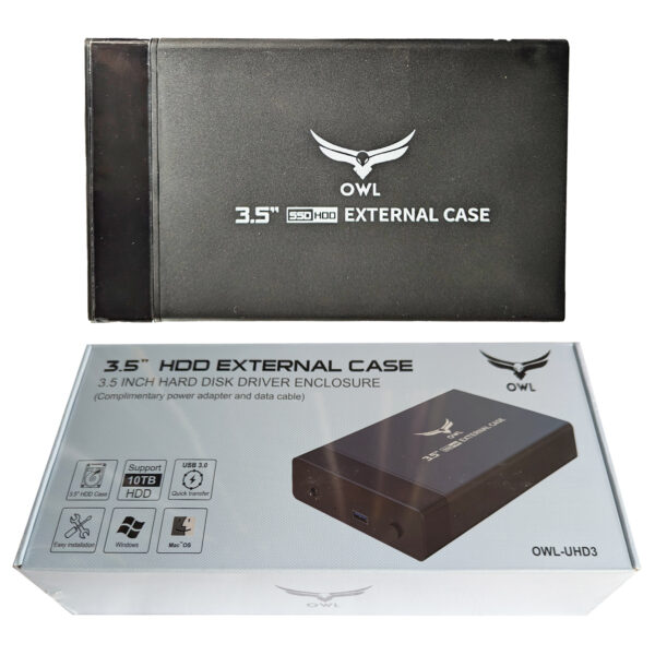 HDD EXTERNAL CASE USB 3.0 to 3.5-Inch SATA EXTERNAL HARD DRIVE ENCLOSURE - Image 4