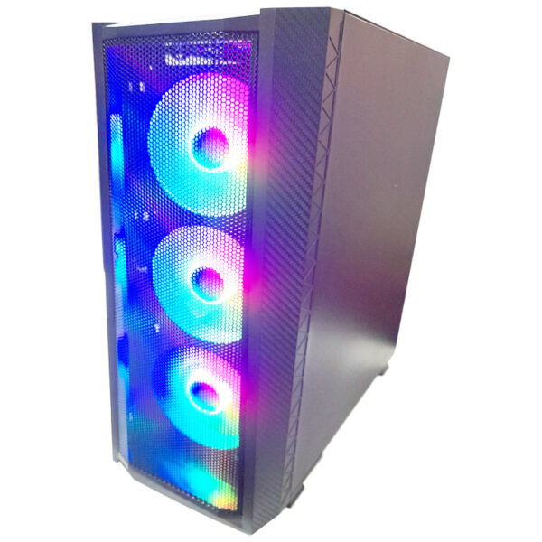ARESZE Gaming PC Case 1912B ATX | 4 RGB Fans | Support 265mm GPU Length | with Goldkist 650W 80+ Bronze Power Supply - Image 4