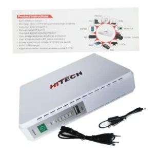 Hitech MINI DC UPS Router Backup Upto 8 Hours Mini Portable Modem Router UPS Poe Dc Wifi Backup - 8800mah