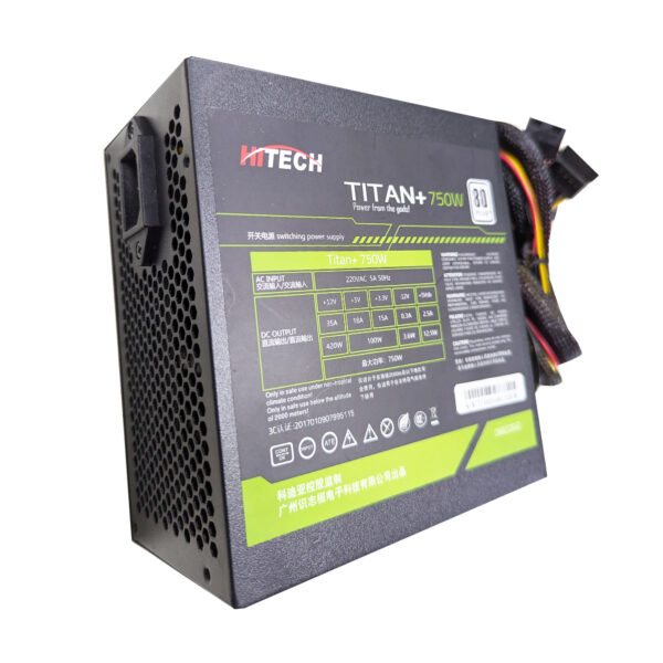 Hi-Tech Power Supply (SMPS) TITAN+ 750W High efficiency with 80 PLUS - Image 5