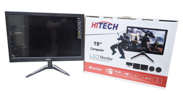 Hitech 19 Inches LED Monitor VGA/HDMI Output - Image 3