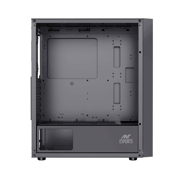Ant Esports ICE-110 Mid Tower Gaming Cabinet- Black with Four A-RGB Fans - Image 8