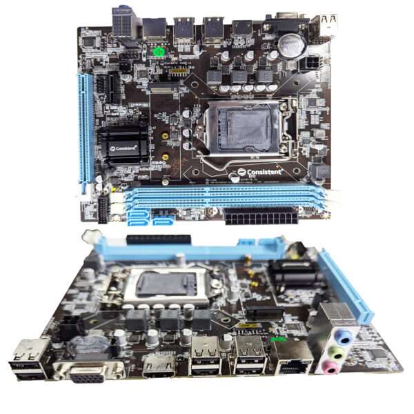 Consistent DDR3 Motherboard CMB H61 With NVME slot For I3 / I5 / I7 Series CPU - Image 2
