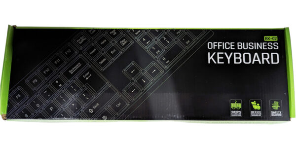 Keyboard BK02 Optical USB wire Office Business Keyboard - Image 6