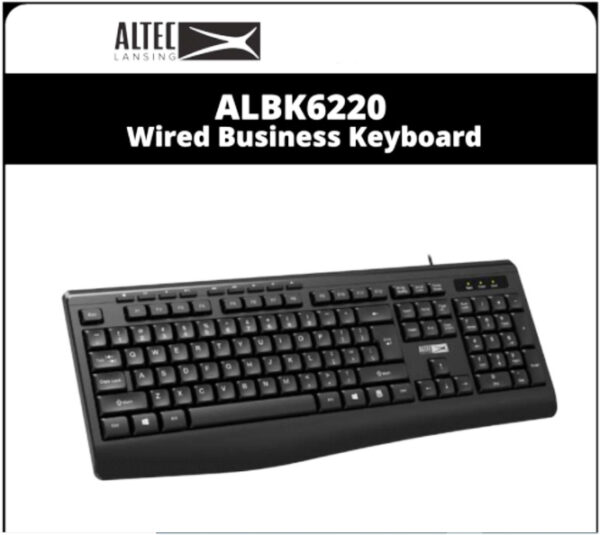 ALTEC LANSING KEYBOARD BLACK ALBK6220 - Image 7