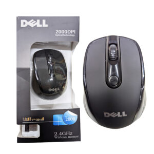 Wireless Mouse-2000 DPI On/Off Switch-Black 2.4GHz