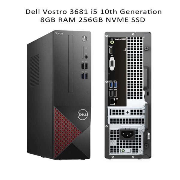 Dell Vostro 3681 Intel CORE i5 10th 6 Core, 8GB DDR4 RAM, 256GB NVMe, Business Desktop Computer - Image 5