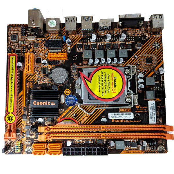 Esonic H310 Motherboard LGA1151 for Intel core I7 I5 I3 6/7/8/9th generation CPU support - Image 7