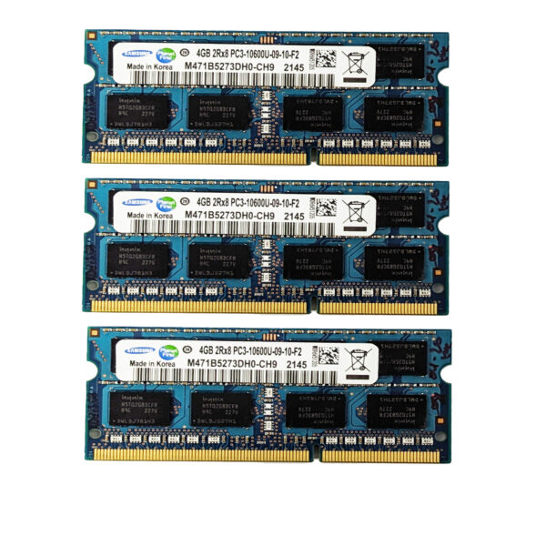 4GB (1X4GB) DDR3 1333MHZ PC3-10600 2Rx8 1.35V 204-PIN NON-ECC SODIMM Samsung M471B5273DH0-CH9 Laptop PC AIO Memory - Image 3