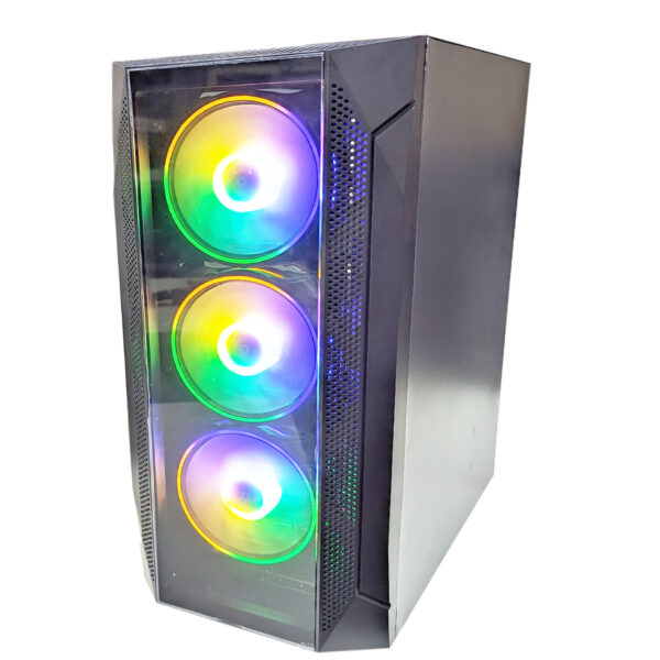 RUIX WIND Mid Tower Computer Case-Black - Image 4