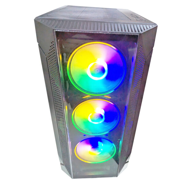 RUIX WIND Mid Tower Computer Case-Black - Image 5