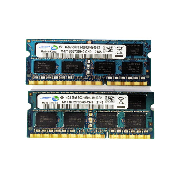 4GB (1X4GB) DDR3 1333MHZ PC3-10600 2Rx8 1.35V 204-PIN NON-ECC SODIMM Samsung M471B5273DH0-CH9 Laptop PC AIO Memory - Image 4