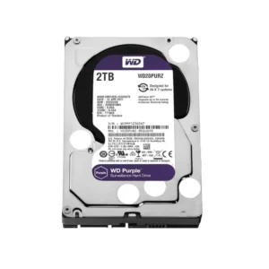 WD Purple 2TB Surveillance Hard Disk Drive - 5400 RPM Class SATA 6 Gb/s 64MB Cache 3.5 Inch