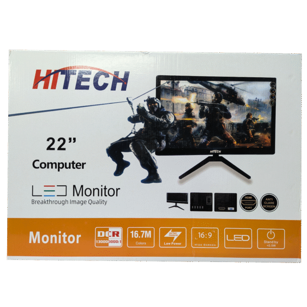 22 inch LED Monitor Hitech - Image 4