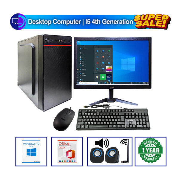 Desktop Computer | I5 4th Generation | 8GB RAM | 256GB SSD - Image 4