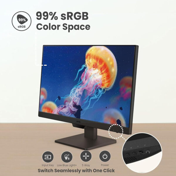 BenQ GW2490 24" 1920x1080p FHD IPS Monitor| 100Hz | 99% sRGB - Image 4