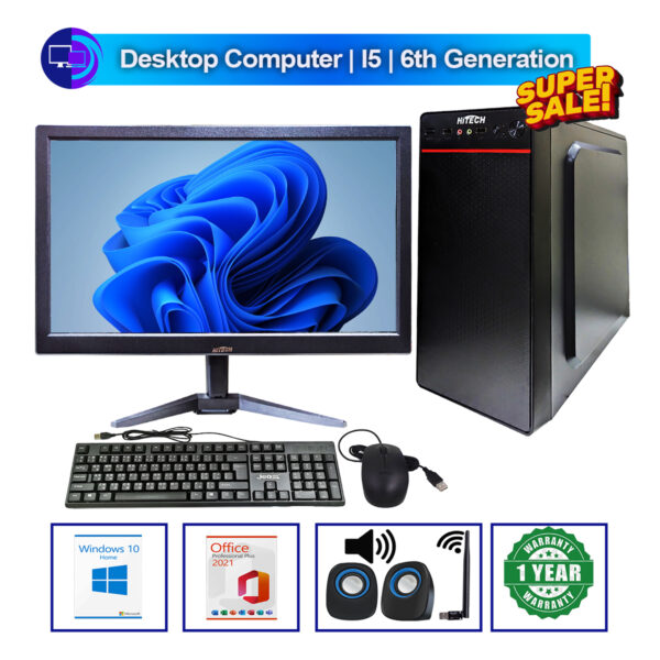 Desktop Computer | I5 6th Generation | 8GB RAM | 256GB SSD - Image 2