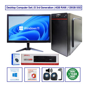 desktop computer set