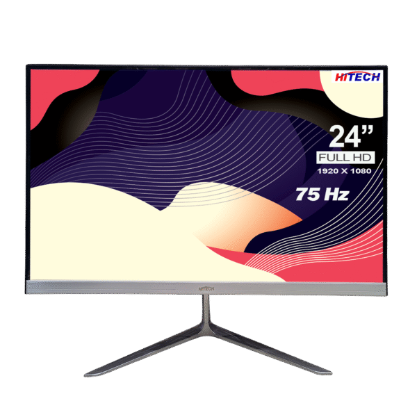 24 inch LED Monitor Hitech FHD Display 75HZ - Image 2