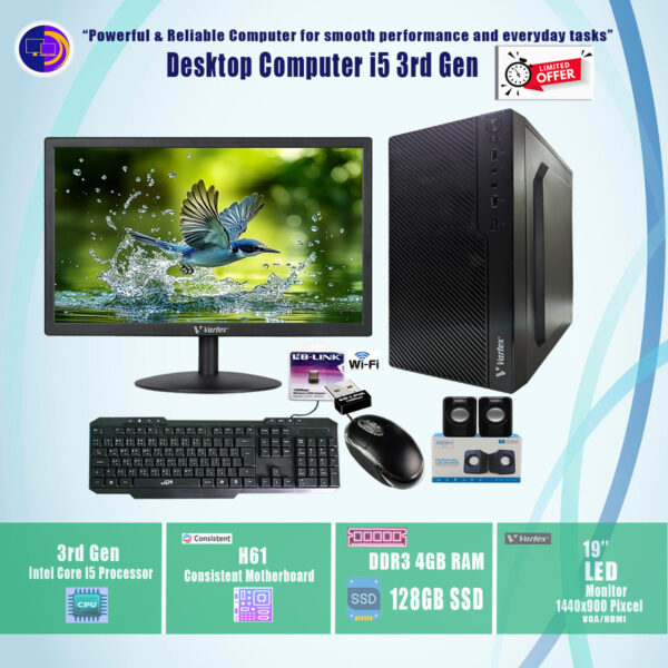 Desktop Computer Set i5 3rd Generation