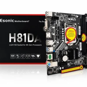 Esonic H81 motherboard DDR3 with NVMe VGA HDMI